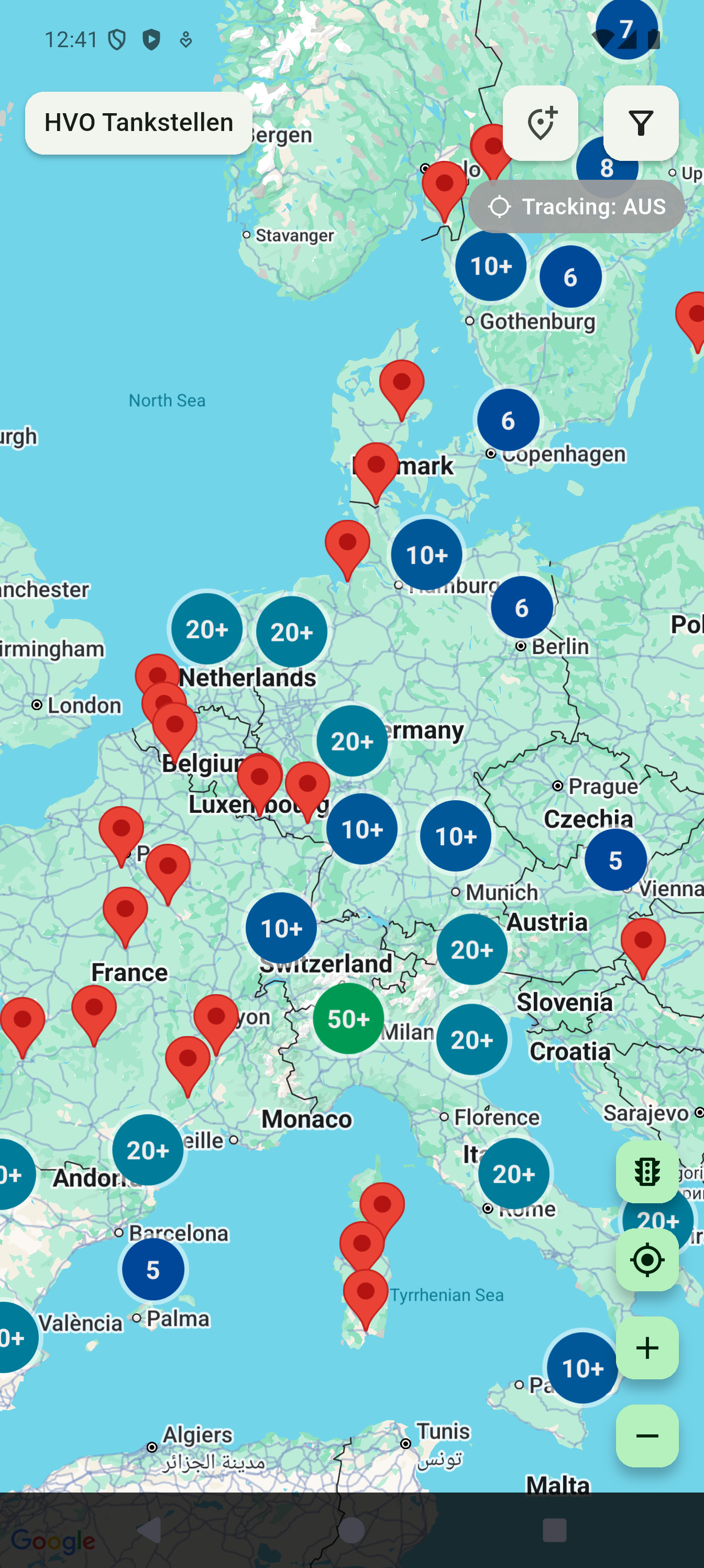 Übersicht Europa